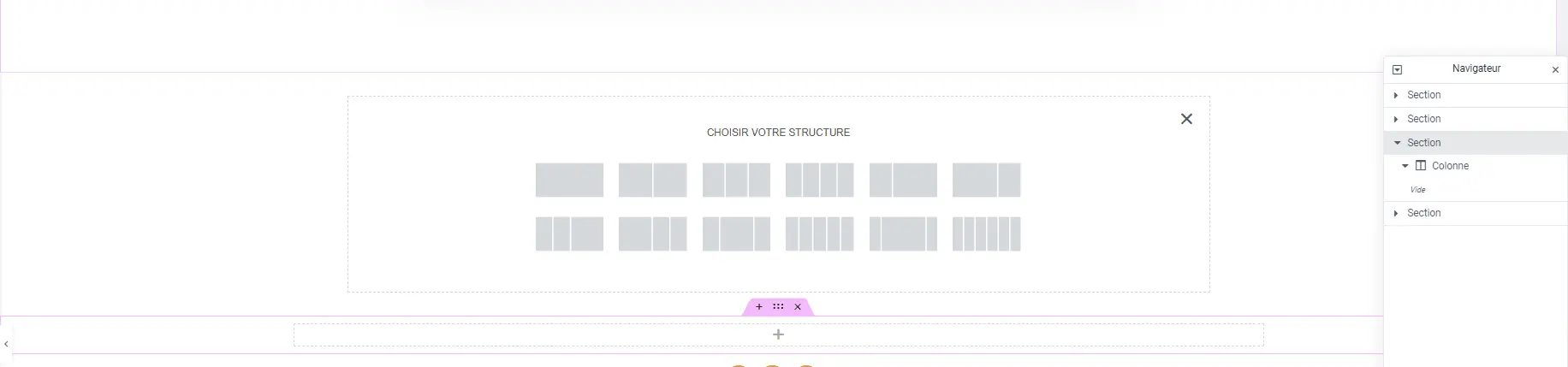 structure elementor, flexbox structure, colonne elementor